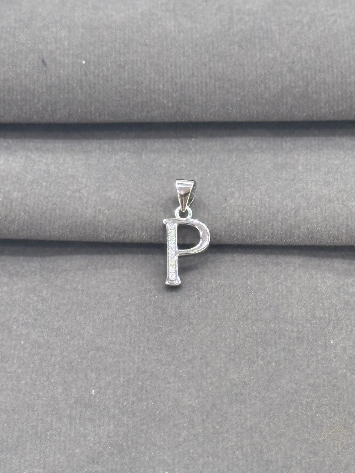 92.5 Elegant Silver Alphabet “P” Pendant